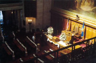 WI assembly chambers balcony view